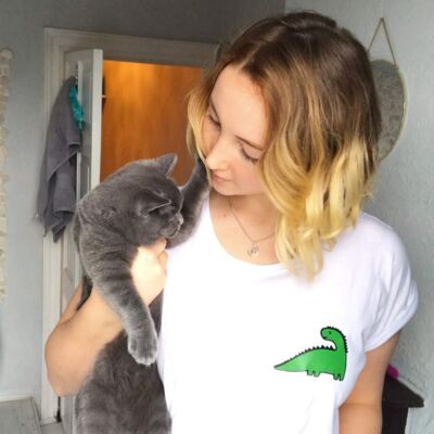 dionsaur and jaymie cat.jpg Thumbnail